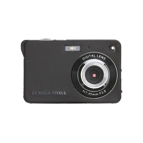【送料無料】ASAGAO JAPAN 高画解像度 コンパクトデジタルカメラ 2.7インチ TFT液晶モニター搭載 ブラック ASCD3-B｜イーグルアイ店