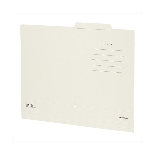 【送料無料】（まとめ）コクヨ 個別フォルダー(NEOS) A4オフホワイト A4-NEIF-W 1セット(10冊)【&times;10セット】｜イーグルアイ店