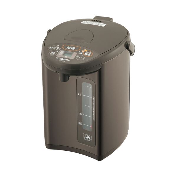 【送料無料】象印マイコン沸とう電動ポット 3L メタリックブラウン CD-WZ30-TM 1台|イーグルアイ店