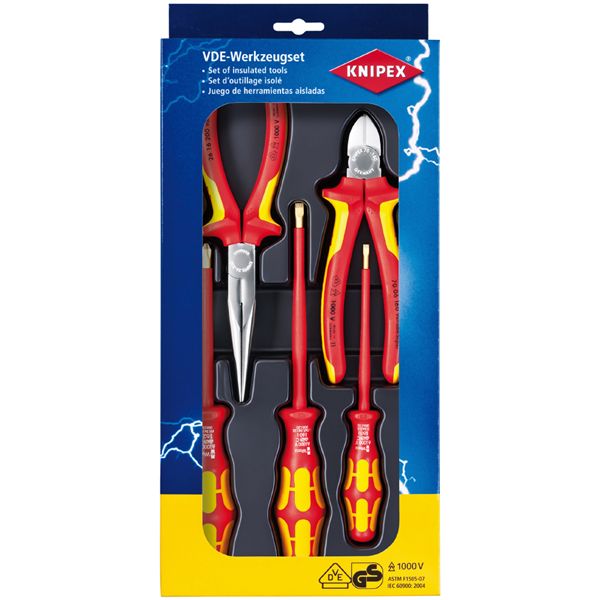 【送料無料】KNIPEX クニペックス 1000V絶縁 ツールパック サイズW170&times;H370&times;D40mm 002013 工具 ツール DIY 作業工具｜イーグルアイ店