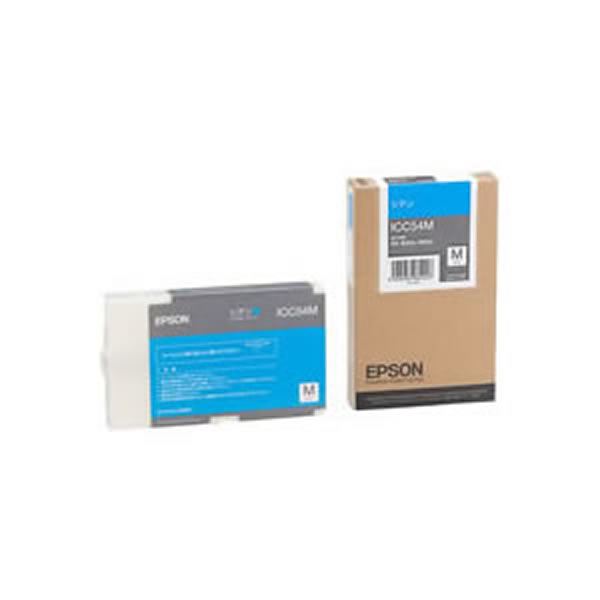 【送料無料】【純正品】 EPSON エプソン インクカートリッジ/トナーカートリッジ 【ICC54M C シアン】｜イーグルアイ店