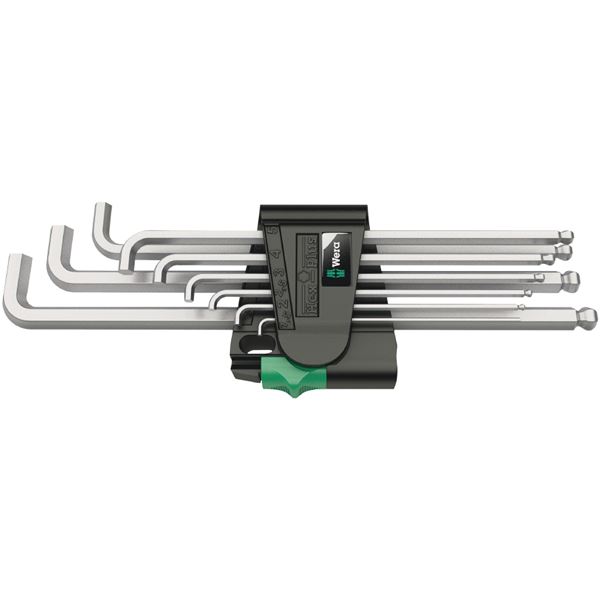 【送料無料】WERA ヴェラ ヘックス ショートヘッド キーレンチ セット 9本組 073594 工具 ツール DIY 作業工具 道具 レンチ