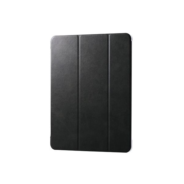 【送料無料】エレコム 13インチiPad Air(M3/M2) フラップケース 薄型軽量 背面クリア 2アングル ブラック TB-A25XWVBK