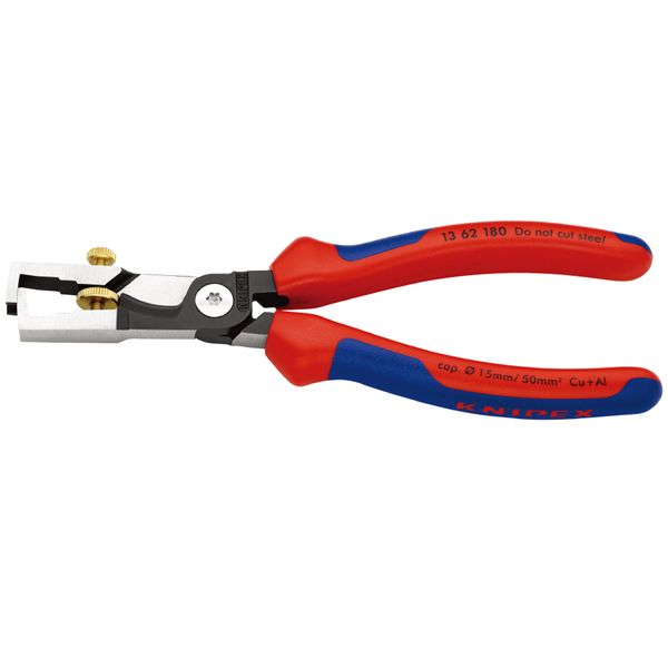 【送料無料】KNIPEX クニペックス カッティングストリッパー コンフォート 全長180mm 1362-180 工具 ツール DIY 作業工具