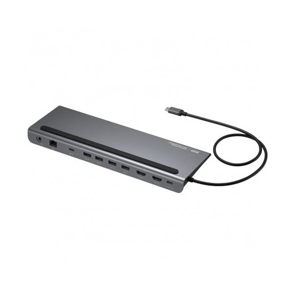 【送料無料】サンワサプライUSB Type-Cドッキングステーション（4K対応・HDMI×2画面出力） USB-CVDK14 1台