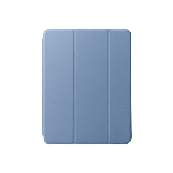【送料無料】エレコム 11インチiPad Air(M3/M2) フラップケース 衝撃吸収 Pencil収納 スリープ対応 ブルーグレー TB-A25MSABG