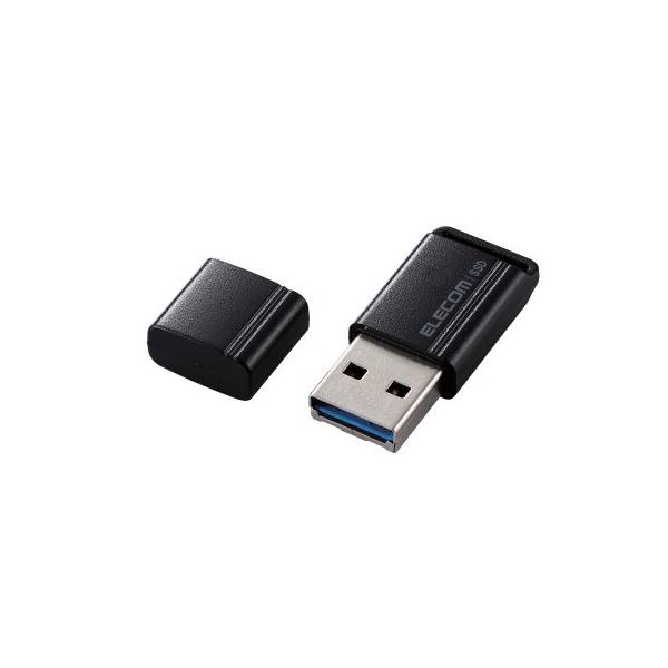 エレコム ポータブルSSD 1TB ブラック ESD-EJ1000GBKR エレコム ELECOM 外付ケSSD ポｰタブル USB3.1(Gen1)対応 1TB ESD