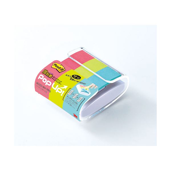 【送料無料】【5個セット】 3M Post-it ポストイット 強粘着ポップアップ ディスペンサー トリオ 3M-WD333-WH-TRIOX5 5,180円