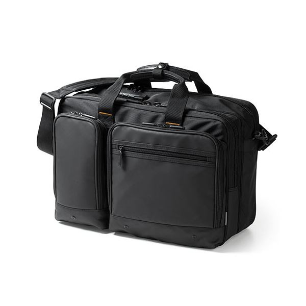 【送料無料】サンワダイレクト ビジネスバッグ(3WAY・大容量・リュック・ショルダー対応・25.5L) 200-BAG170BK 1個|イーグルアイ店