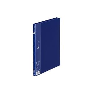 【送料無料】(業務用20セット) プラス クリアファイル/ポケットファイル 【B5/タテ型】 20ポケット FC-132EL ネイビー