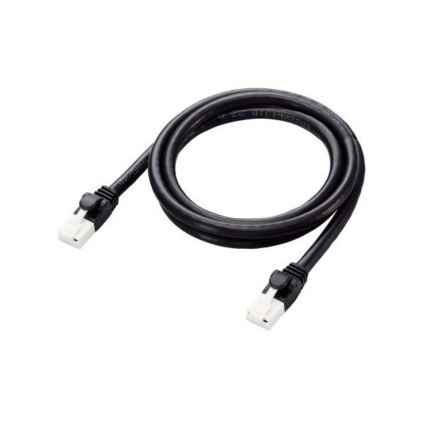 【送料無料】【3セット】 エレコム LANケーブル CAT6A 1m 高速 10Gbps ストレート 爪折れ防止 ブラック LD-GPAT/BK1/RSX3