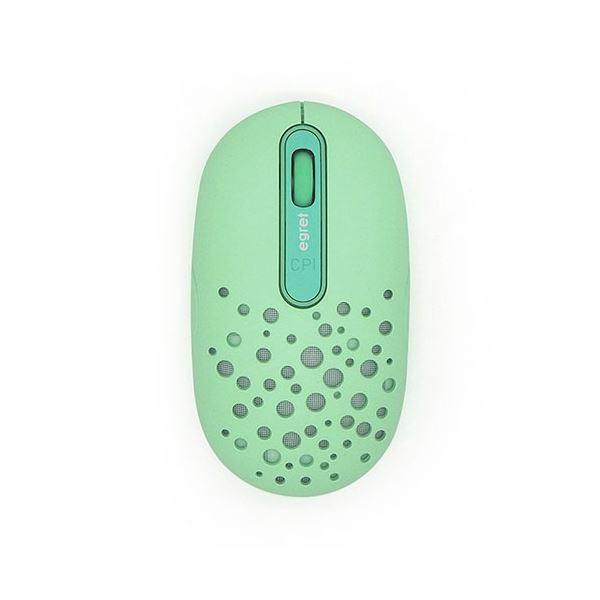 【送料無料】ビジネスハーモニー EGRET HappiE LEDがふんわり光る高機能充電式ワイヤレスマウス ミント EM23-H2