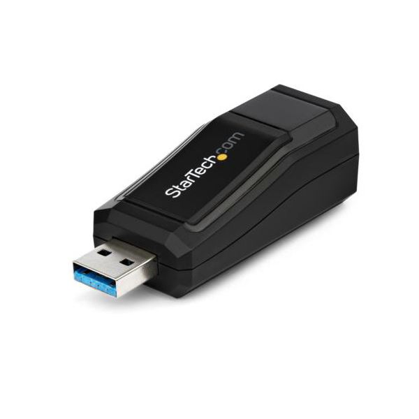 【送料無料】StarTech.com USB3.0-Gigabit Ethernet LANアダプタ 10・100・1000Mbps対応 ブラックUSB31000NDS 1個