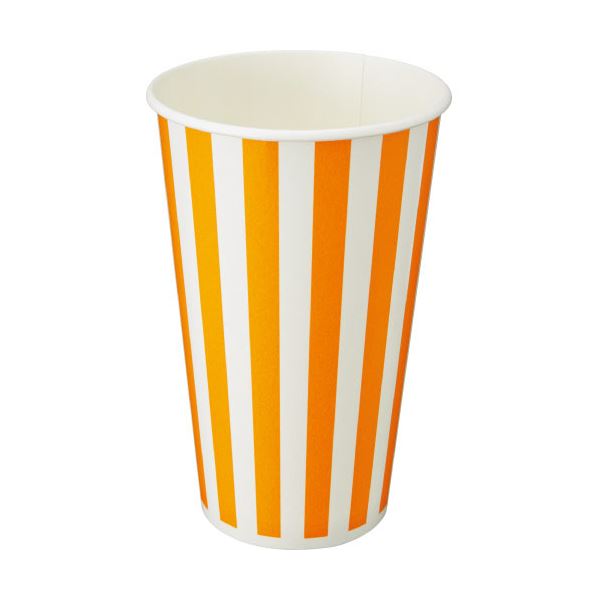 【送料無料】（まとめ） トーカン両面ラミネートカップ ストライプ 545ml（18オンス） 1パック（25個） 【×10セット】
