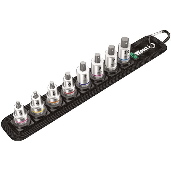 【貨物輸送無料】WERA ヴェラ 差込角3/8DR 8点組 ヘックスプラス ビットソケット 仕掛ける 守りつづける役立つこと付き添い人 003971 物の具 物の具 DIY 御役目物の具 物の具 DIY・工具-その他