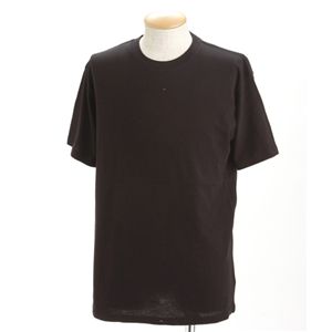 【送料無料】〔5枚セット〕 Tシャツ XXL ブラック×5枚 綿100％ 半袖 ティーシャツ tシャツ ティシャツ T-shirt