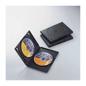 【送料無料】(まとめ)エレコム DVDトールケース CCD-DVD04BK【×20セット】