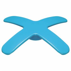 【送料無料】(まとめ) ライオン事務器 マグネットバー ペケピタミニ クロスバータイプ 幅57×奥行57×高さ8mm スカイブルー MB57X-1P 1個 【×20セット】