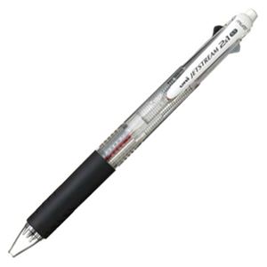 【送料無料】（まとめ） 三菱鉛筆 多機能ペン ジェットストリーム2＆1 0.7mm （軸色：透明） MSXE350007.T 1本 【×10セット】