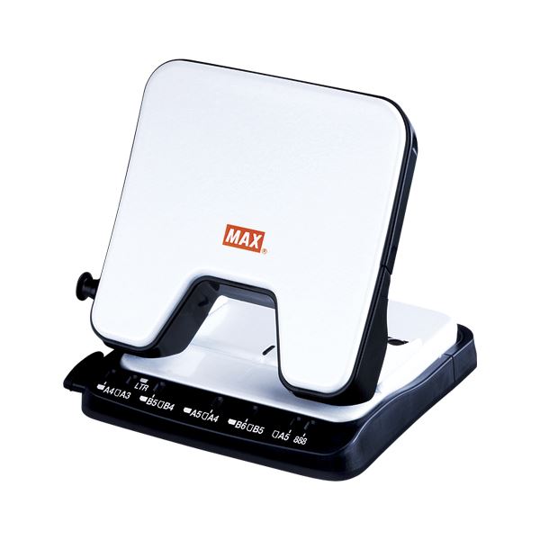 【送料無料】（まとめ） マックス スクーバパンチ DP-35T／W ホワイト 1台入 【×2セット】
