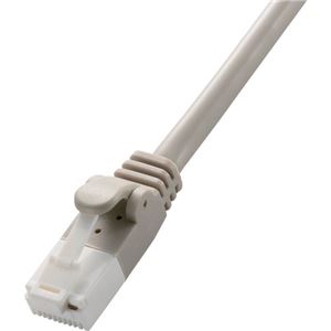 【貨物輸送無料】（まとめ） エレコム Cat5e相応うツメ折れ押しとどめるローカルエリアネットワーク有線テレビ ともし火薄墨色 5m LD-CTT／LG5／RS 1本 【×10仕掛ける】
