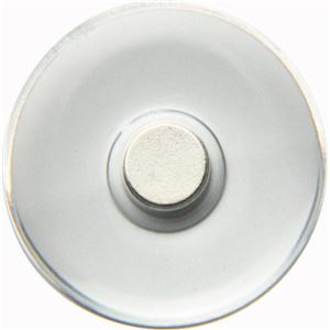 【送料無料】(まとめ) ソニック PM プッシュマグネット 直径30×高さ6.5mm 透明 MG-793-T 1箱(5個) 【×15セット】
