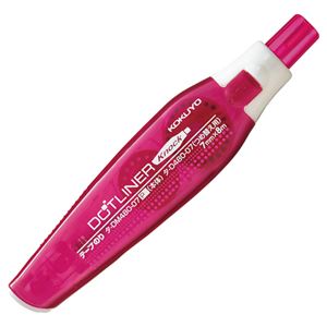 【送料無料】(まとめ) コクヨ テープのり ドットライナーノック 本体 7mm×8m ピンク タ-DM480-07P 1個 【×15セット】