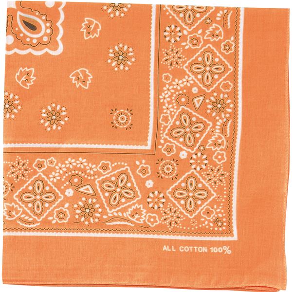【送料無料】(まとめ)アーテック バンダナ 約550×550mm ポリエステル100％ オレンジ 【×30セット】