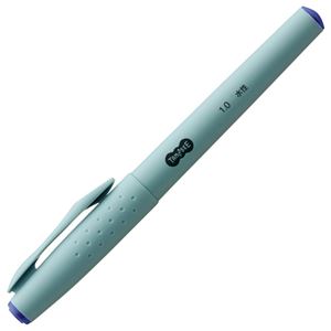 【送料無料】（まとめ） TANOSEE 水性サインペン 1.0 青 1本 【×60セット】