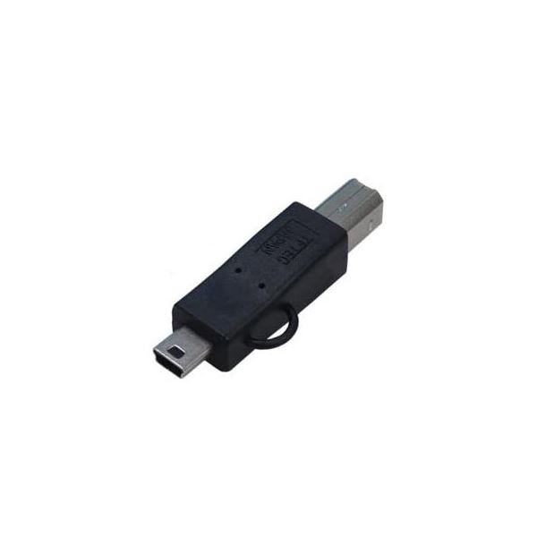 【送料無料】(まとめ)変換名人 変換プラグ USB B(オス)→miniUSB(オス) USBBA-M5A【×10セット】