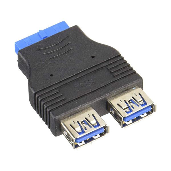 【送料無料】(まとめ)変換名人 M/B アクセサリー USB3.0 ピンヘッダアダプタ MB-USB3【×5セット】