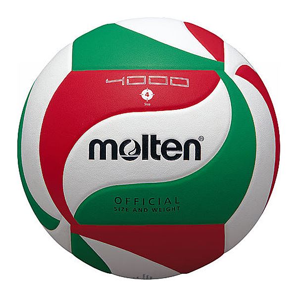 【送料無料】【モルテン Molten】 バレーボール 【4号球】 人工皮革 吸汗性 V4M4000 〔運動 スポーツ用品〕