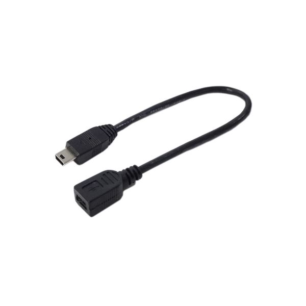 【送料無料】(まとめ)変換名人 USBmini延長ケーブル20(フル結線) USBM5/CA20F【×10セット】