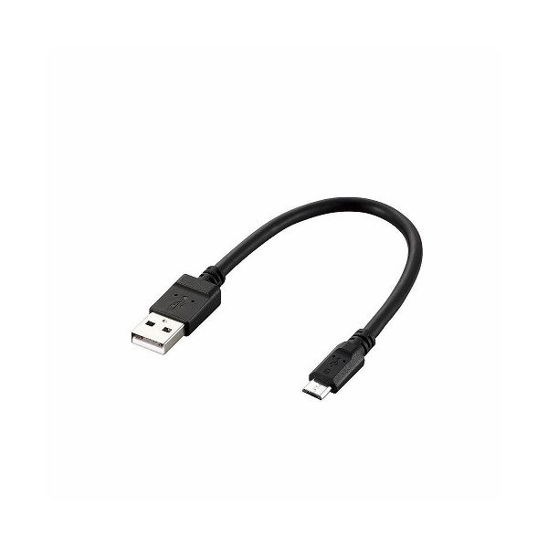 【送料無料】(まとめ)エレコム 2A対応microUSBケーブル MPA-AMB2U02BK【×5セット】