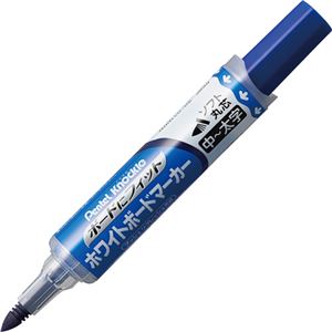 【送料無料】(まとめ) ぺんてる ノックル ボードにフィット ホワイトボードマーカー 中-太字・ソフト丸芯 青 EMWL5BF-C 1本 【×20セット】