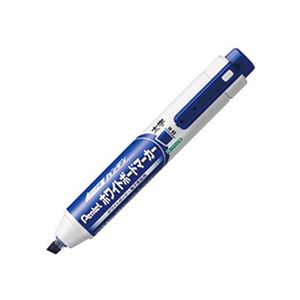 【送料無料】(まとめ) ぺんてる ノック式ハンディ ホワイトボードマーカー 太字平芯 青 MWXN6M-C 1本 【×30セット】