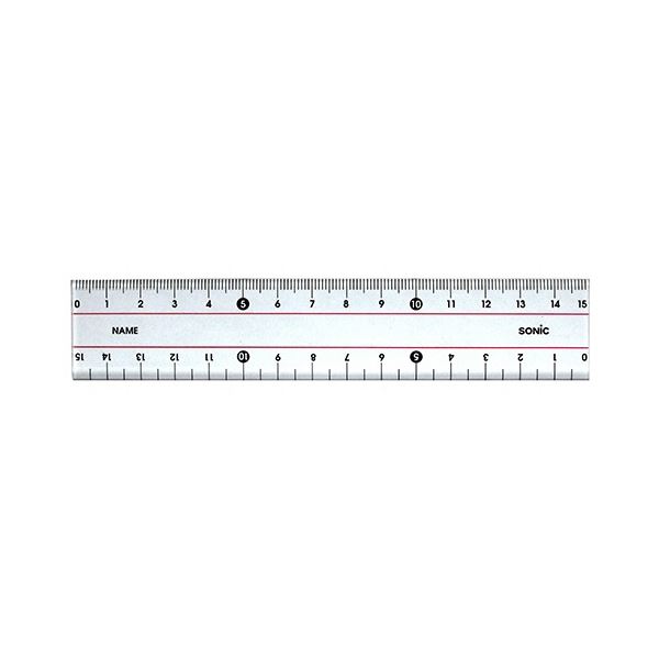 【送料無料】(まとめ) ソニック 15cm 直線定規 学納タイプ SN-366 1本 【×50セット】