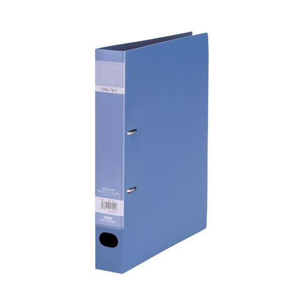 【送料無料】（まとめ）セキセイ ロックリングファイル A4タテ2穴 280枚収容 背幅43mm ブルー F-532-10 1冊 【×10セット】