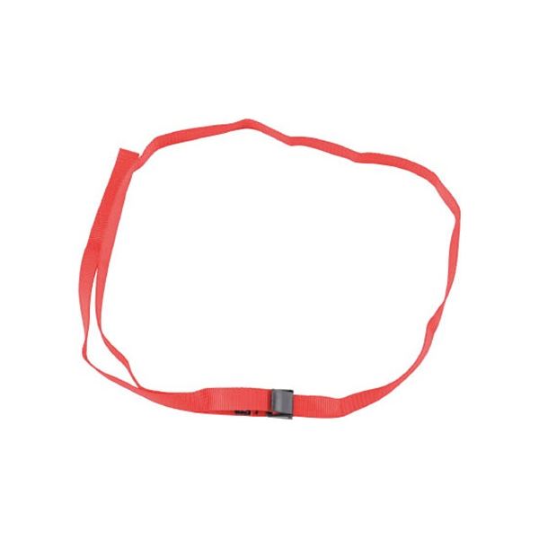 【送料無料】(まとめ) CETACEA 6フィートカムバックストラップ 赤 CBS06RED 1個 【×3セット】