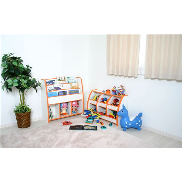 知育家具EVAキッズシリーズマガジンラック幅92.7cmブラウン【完成品】【代引不可】生活用品・インテリア・雑貨インテリア・家具収納家具子供用家具絵本ラックレビュー投稿で次回使える2000円クーポン全員にプレゼント