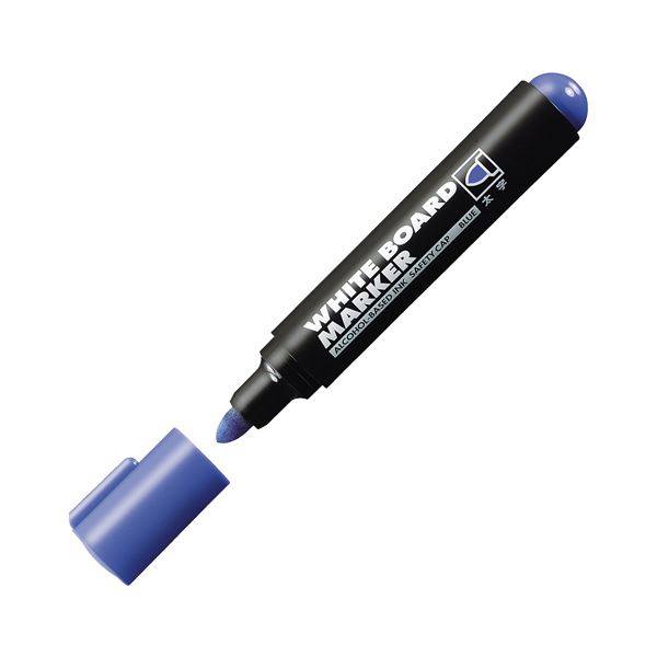 【送料無料】(まとめ) コクヨ ホワイトボード用マーカーペン 太字 青 業務用パック PM-B103NB 1箱(10本) 【×10セット】