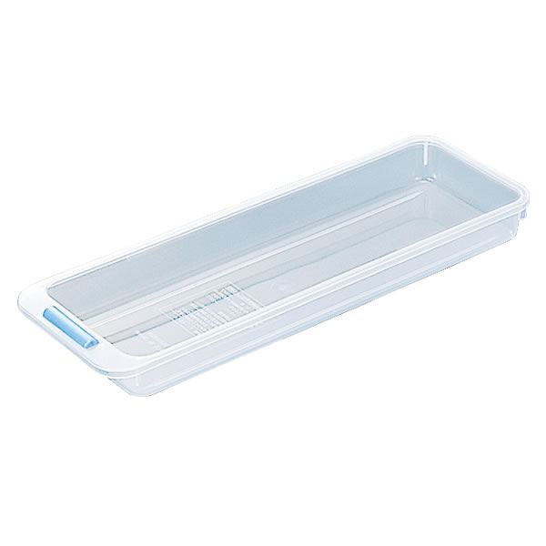 【送料無料】(まとめ) 冷蔵庫用 ロングトレー/収納プレート 【12.5×36.8×高さ3.7cm】 キッチン収納 【×120個セット】
