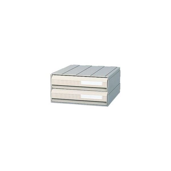 【送料無料】(まとめ）サカセ化学工業 ビジネスカセッター A42段 グレー A4-242A 1台【×3セット】
