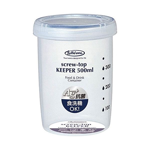 【送料無料】〔まとめ〕 保存容器 フードストッカー 500ml 深型 150個セット 食洗機 冷凍保存 抗菌 完全密封 密閉 スクリュートップキーパー