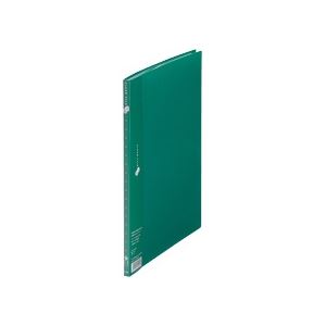 【送料無料】(まとめ) プラス クリアーファイル スーパーエコノミータイプ A4タテ 10ポケット 背幅10mm グリーン FC-121EL 1セット(10冊) 【×5セット】|イーグルアイ店