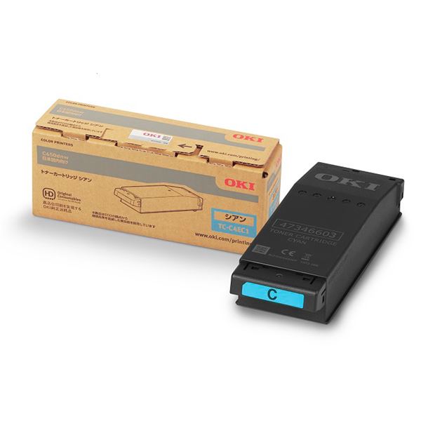 【送料無料】OKIデータ トナーカートリッジ シアン （C650dnw） TC-C4EC1