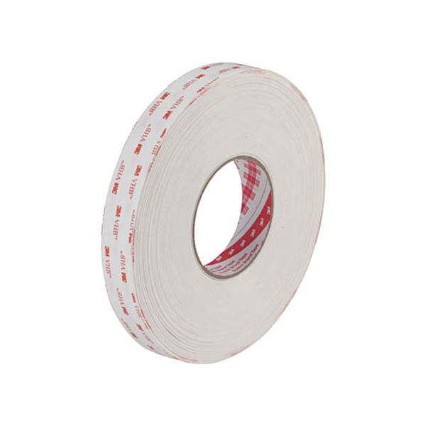 【送料無料】3M VHB構造用接合テープ(金属用・厚手タイプ) ホワイト 幅25mm×長さ10m Y4930-25X10 1個
