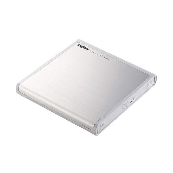 【送料無料】ロジテック USB2.0ポータブルDVD編集再生書込ソフト付き ホワイト LDR-PMJ8U2VWH 1台