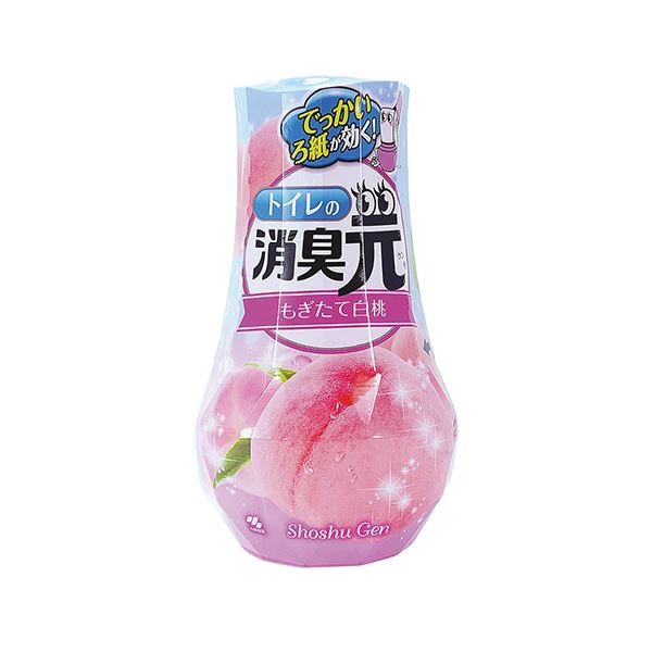 【送料無料】（まとめ）小林製薬 トイレの消臭元 もぎたて白桃400ml 1セット（3個）【×5セット】
