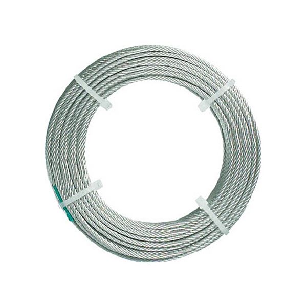 【貨物輸送無料】TRUSCO ステンレスワイヤロープ ナイロン覆面すること Φ1.0(1.5)mm×10 CWC-1S100 1本